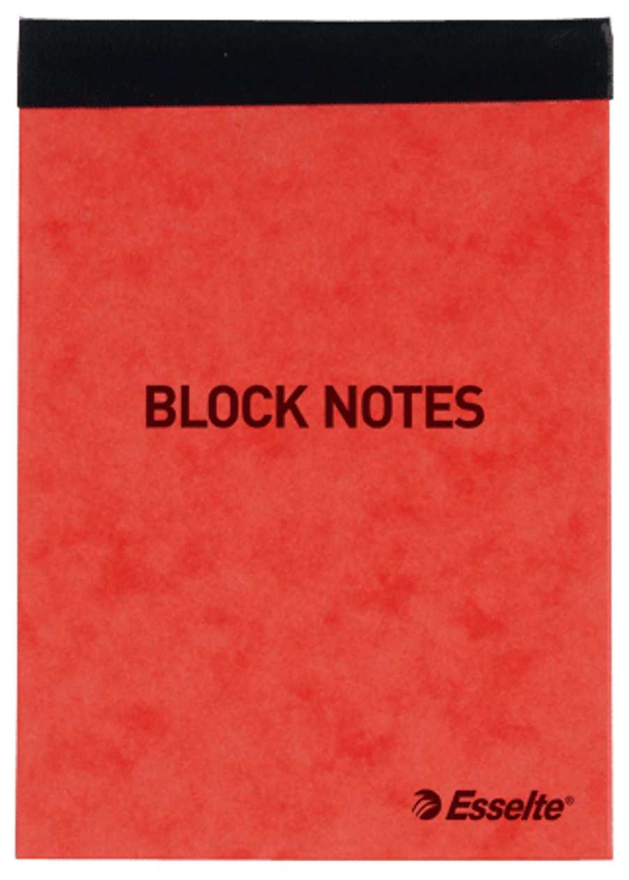 Letter Pad A7 50 l. Line, Staple Binding Above, Esselte
