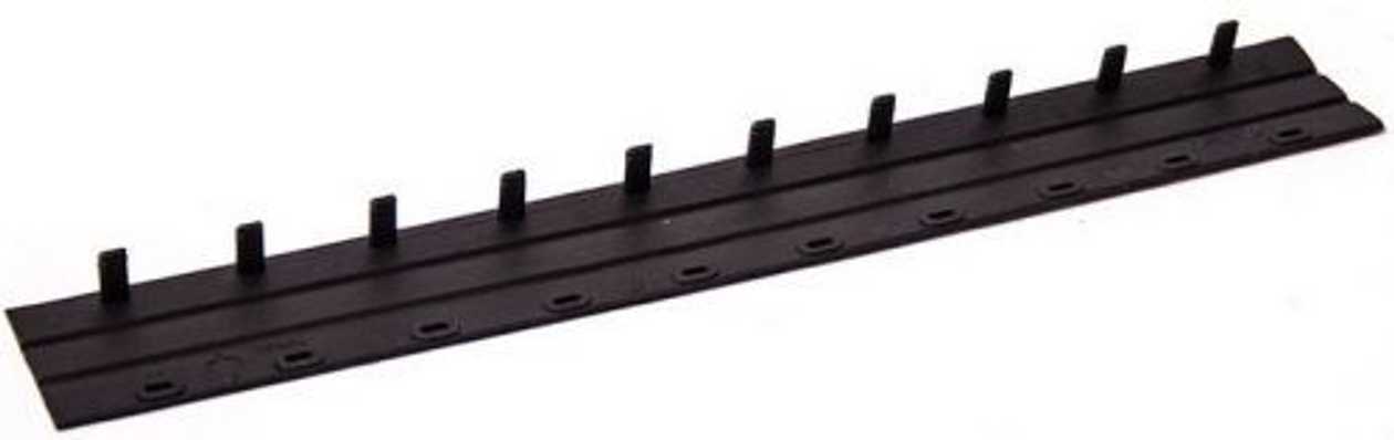 Side Strip greenbinder 20 mm (Binding Thickness Up To 180 Pages 80 g) 1Pc Black, Reusable Binding Spine with Eight Fastenings
