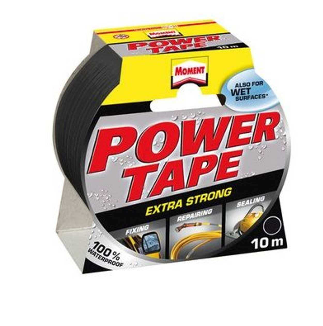 Tape Power Tape 10 mx50 mm, Black Waterproof, Henkel