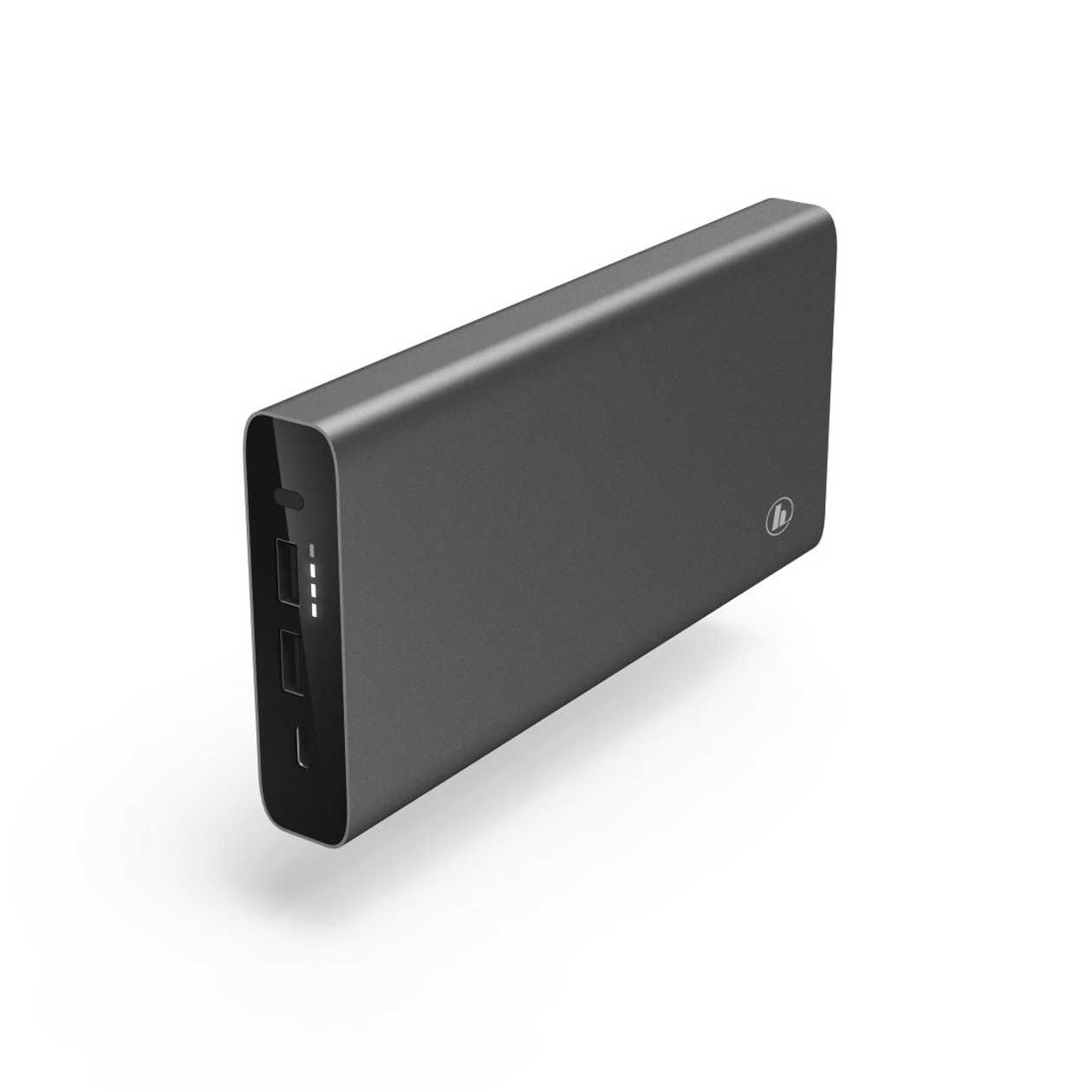 Hama USB-C/2XUSB-A Power Pack 26800Mah, Power Delivery (Pd), 5-20V/60W, Aluminium, Thunderbolt3 Compatible