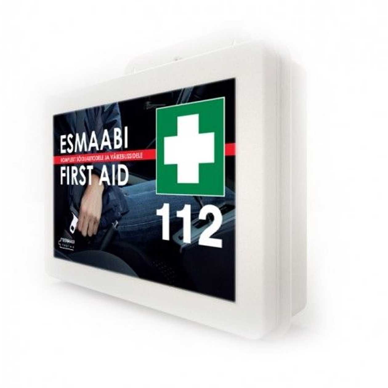 First Aid Kit for Car And Van in Plastic Box