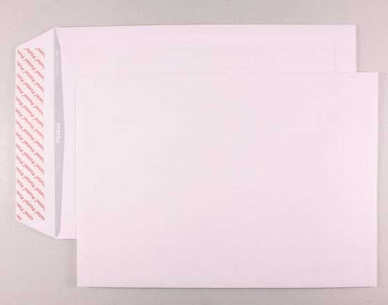 Letter Bag Self-Adhesive B4ah White 100 gsm (250x353 mm)