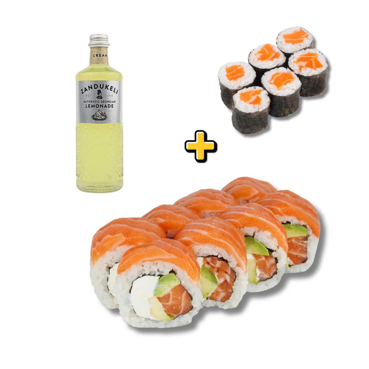 Philadelphia XL + Chuka + Lemonade