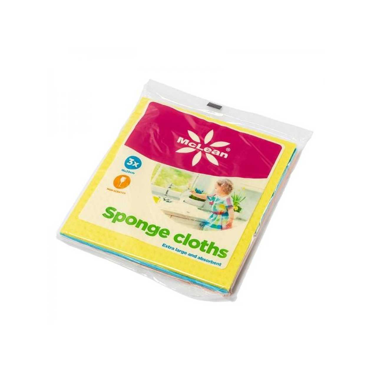 Sponge Mclean 20x18 cm 3 pcs./p kg.