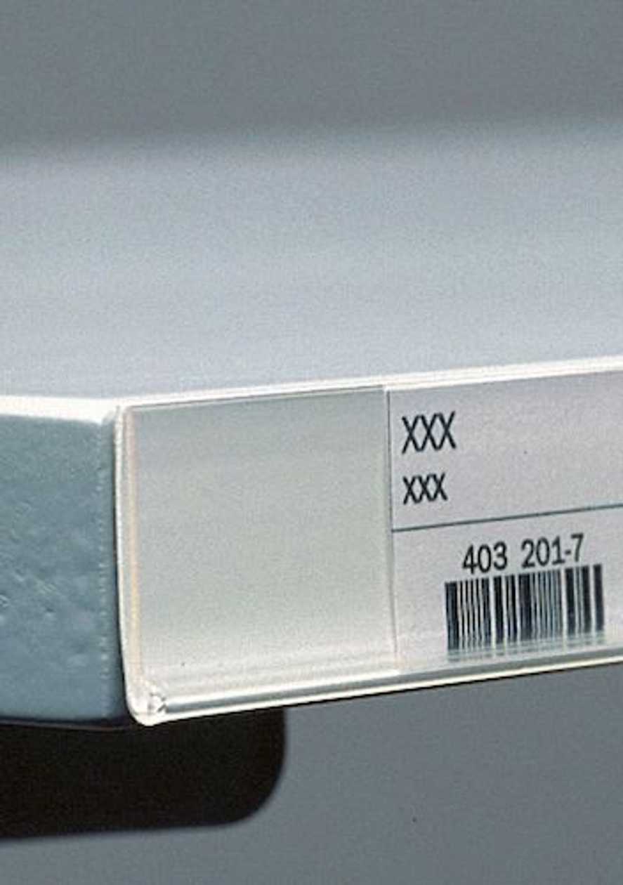 Adhesive Price Strip Dbr30-w 885mm/ White, 1 Pc