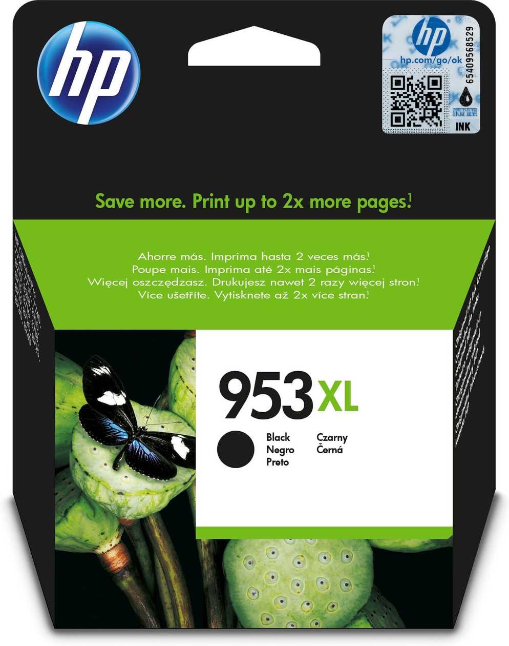 Tint Hp L0s70ae Hp 953xl 42.5 ml Black/black 2000pg Oj Pro 7720,7730,7740 8210,8218 8710,8715,8718,8719,8720,8725,8730,8740,8745