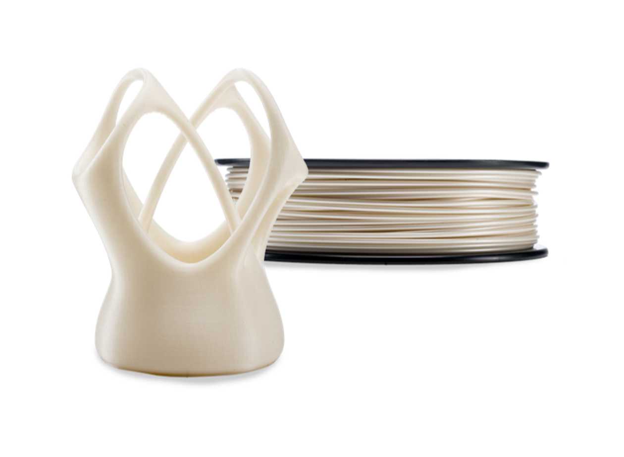 Pla Filament for Ultimaker 3D Printer, Mother-Of-Pearl White, 2.85 mm 750 g