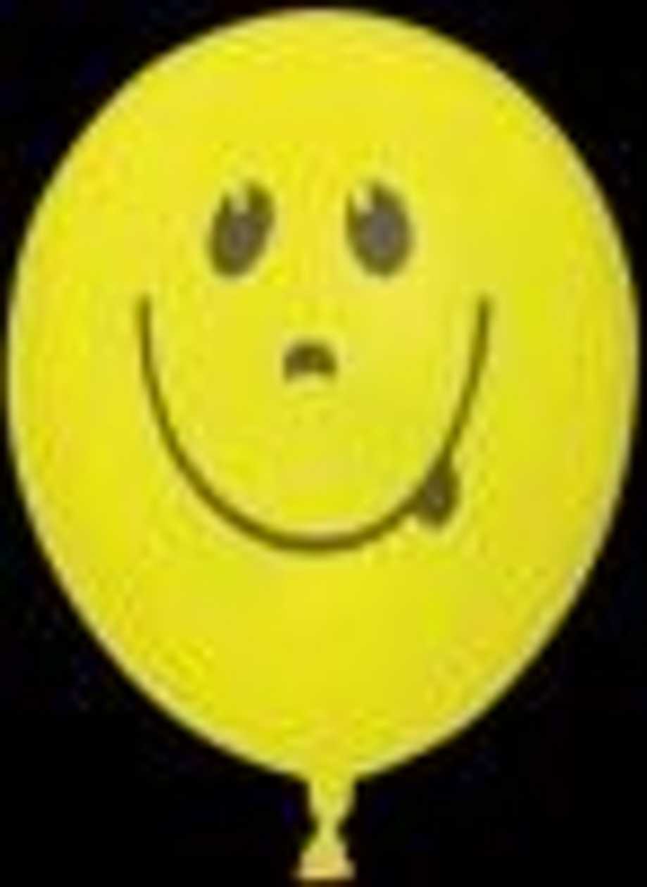 Balloons Smile Yellow 8 pcs. In The Package, Viborg