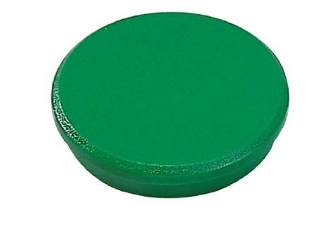 Chalkboard Magnet 32 mm green, Set of 4, Dahle