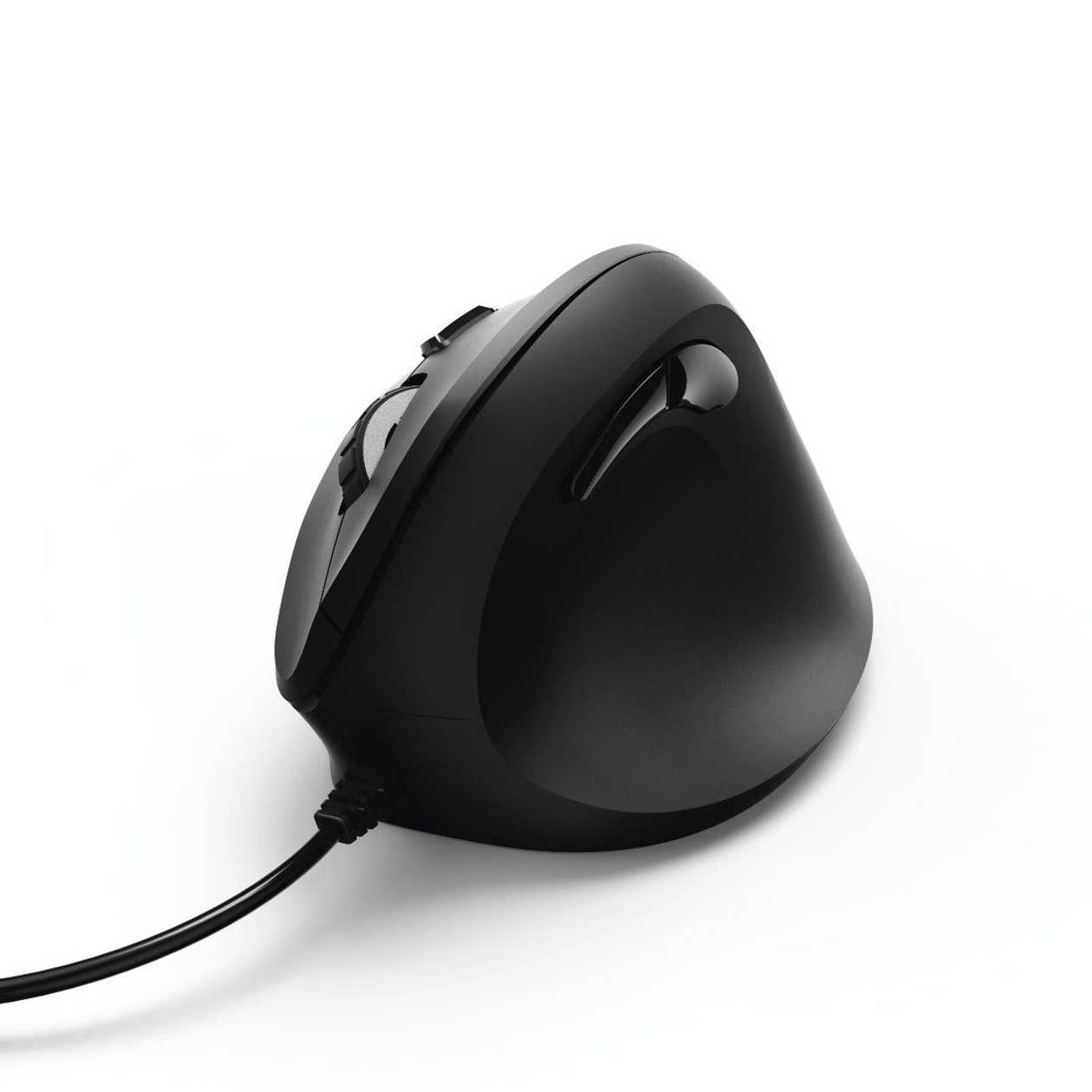 Mouse Hama Hama Emc-500 Vertical Ergonomic Mouse, USB Cable, 6 Buttons, Black/must