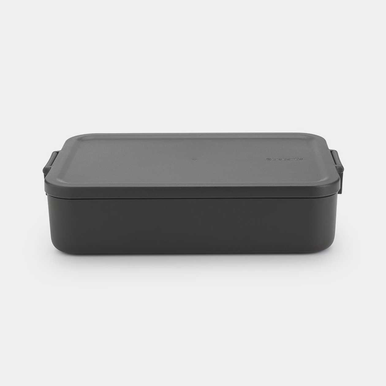Food Box Make & Take, Plastic, Large - Dark grey