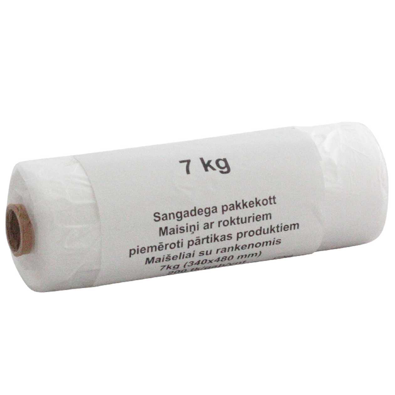 Hdpe Plastic Bag with Handles 7  kg 200 pcs./roll