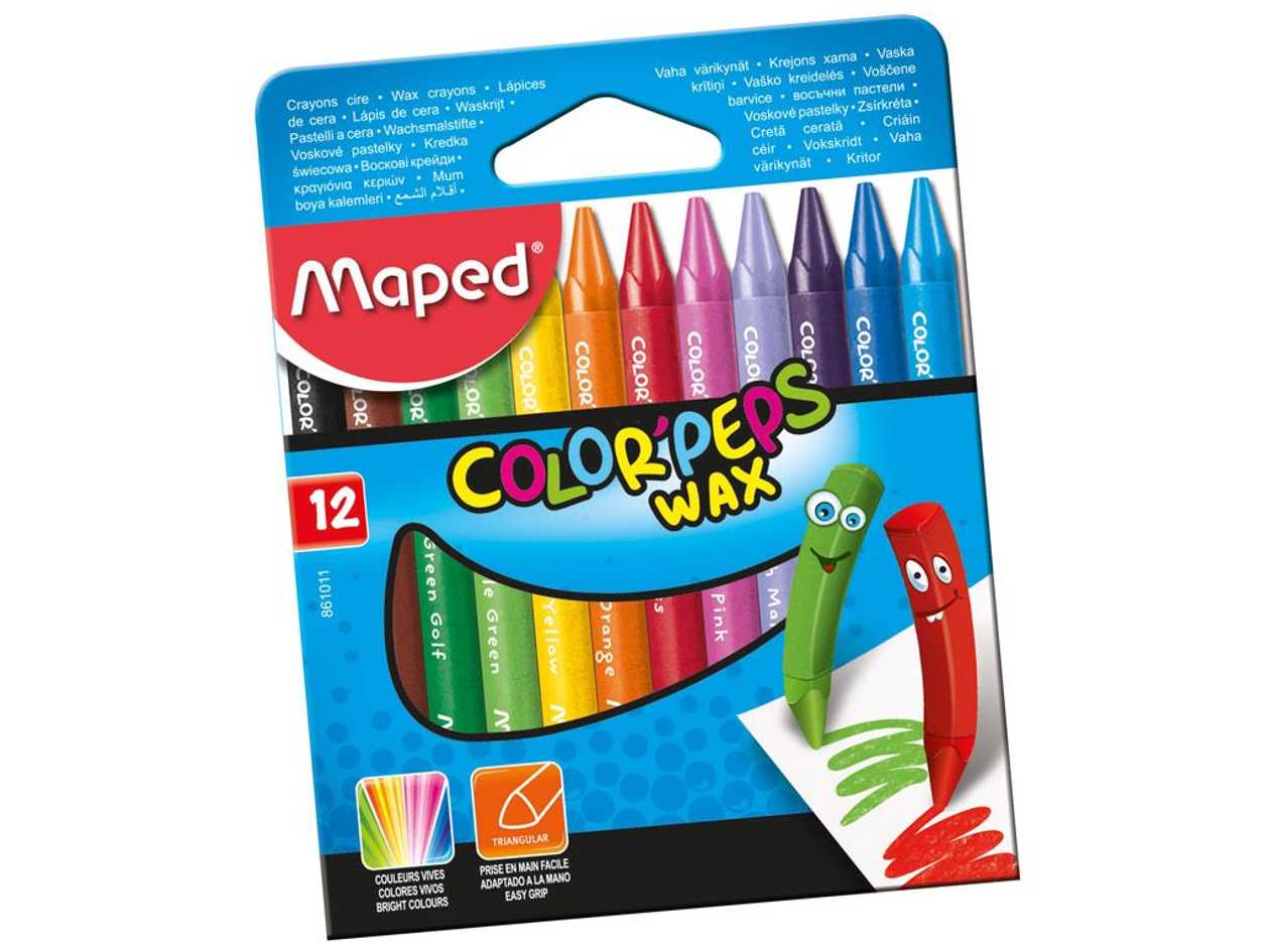 Crayon Color Peps 12 Colors, Maped