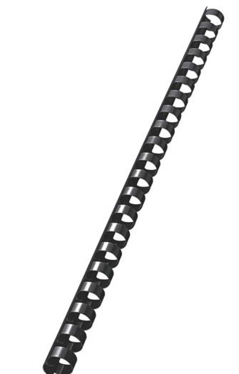 Binding Spiral 12mm Black, Max For 95 Pages