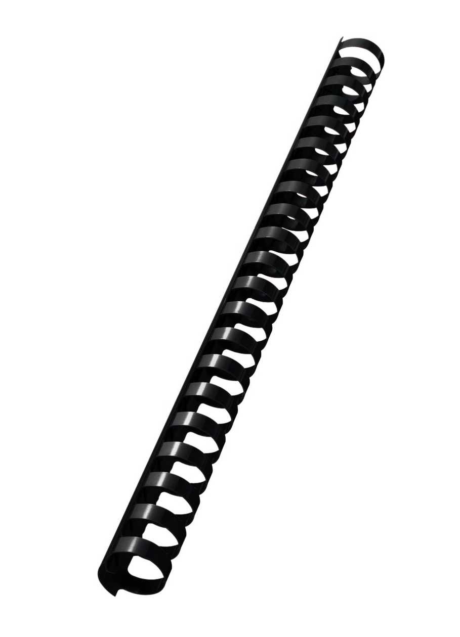 Binding Spiral 19mm Black, Plastic For Max 180 Pages; Spines Plastic 19mm Leitz Combind