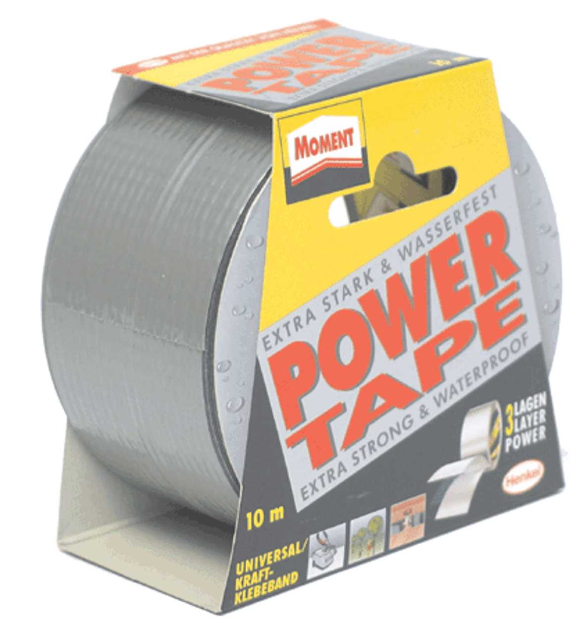 Tape Power Tape 10 mx50 mm, Silver Waterproof, Henkel