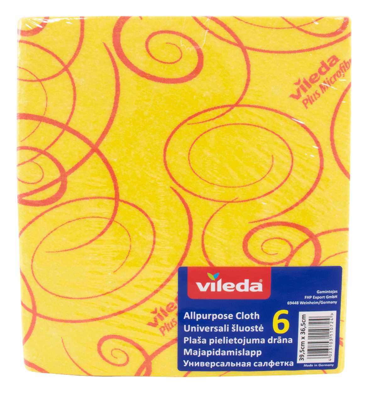 Household Cloths Vileda 39,5x36,5 cm 6 pcs./p kg. (342)