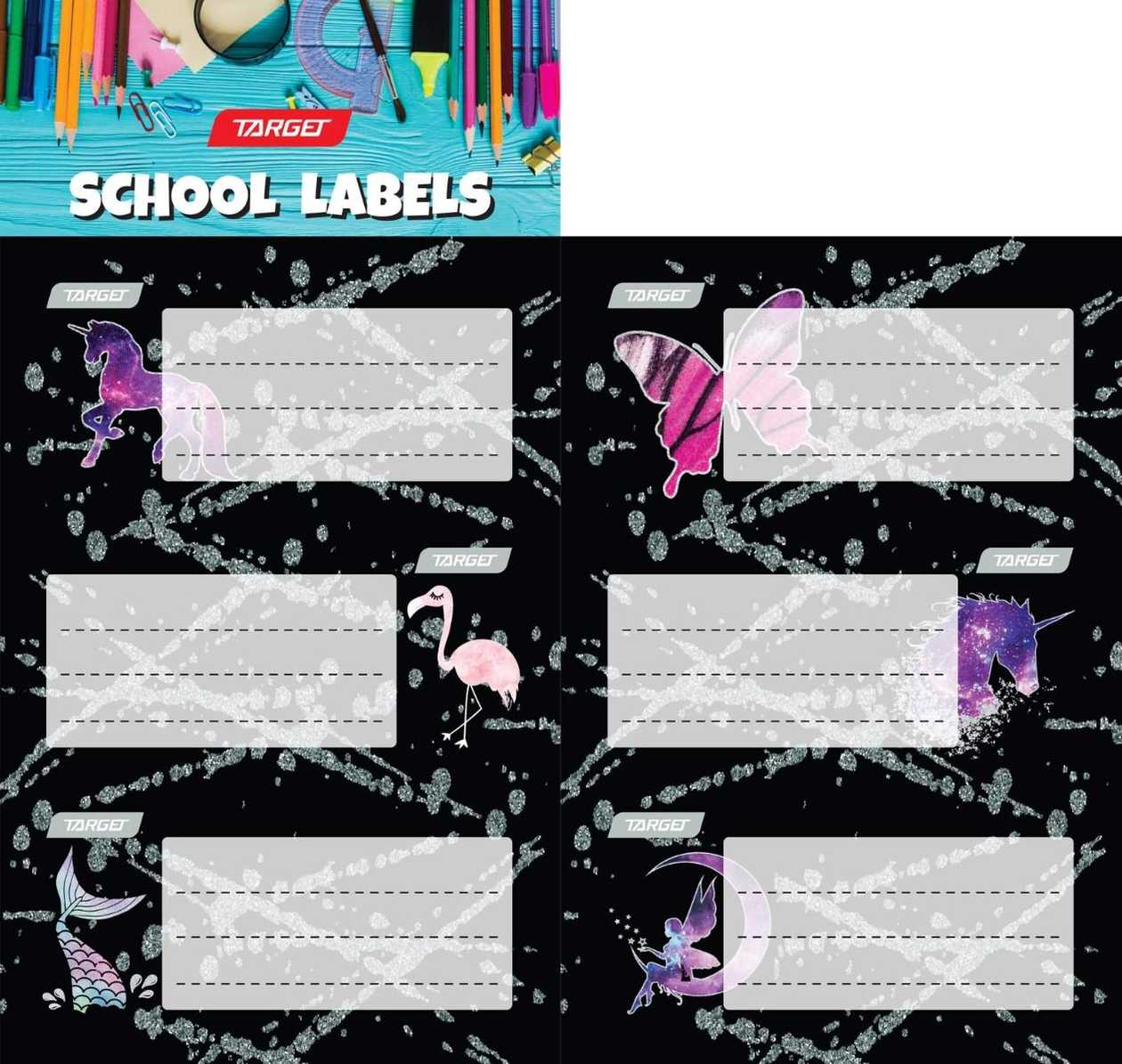 Booklet Stickers Target Magical Creatures, 6 Stickers