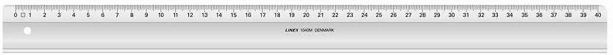 Ruler Linex 1040 m, 40 cm
