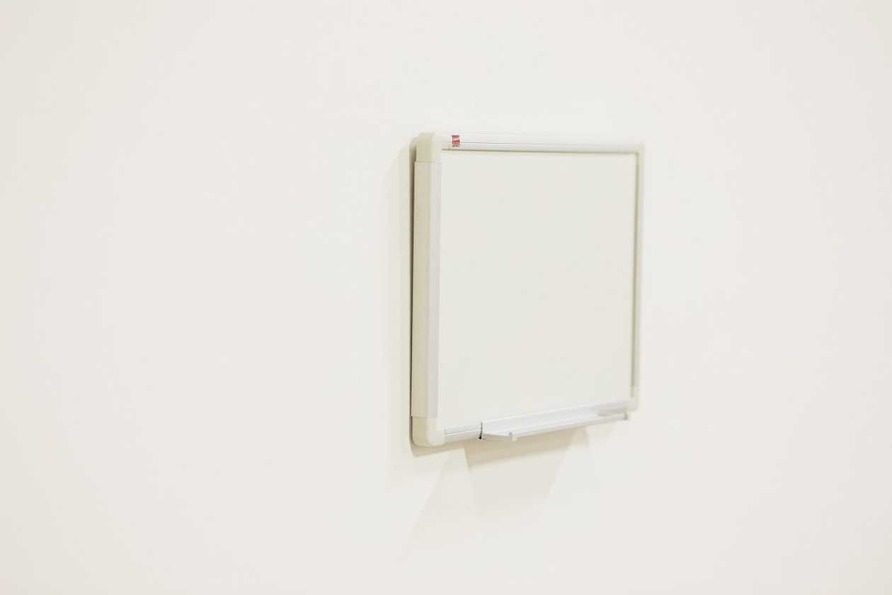 Whiteboard 2035s5, 20 cm Pl. gutter 510x360 mm / Bottom Frame