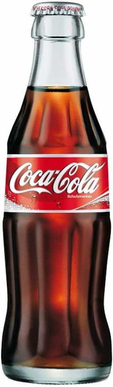 Coca-Cola 0,25 l (Glass Bottle) Supplemented By The Amount of A Deposit Bottle of 0.10 Eur