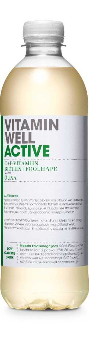 Vitamin Drink Vitamin Well Active 0,5 l (Plastic Bottle)