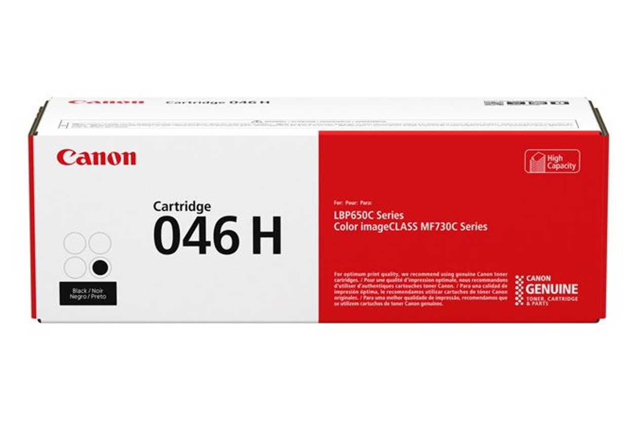 Toner Canon 046Hbk Black Black Large Format 6300Lk Lbp653Cdw/Lbp654Cx Mf732Cdw/Mf734Cdw/Mf735Cx