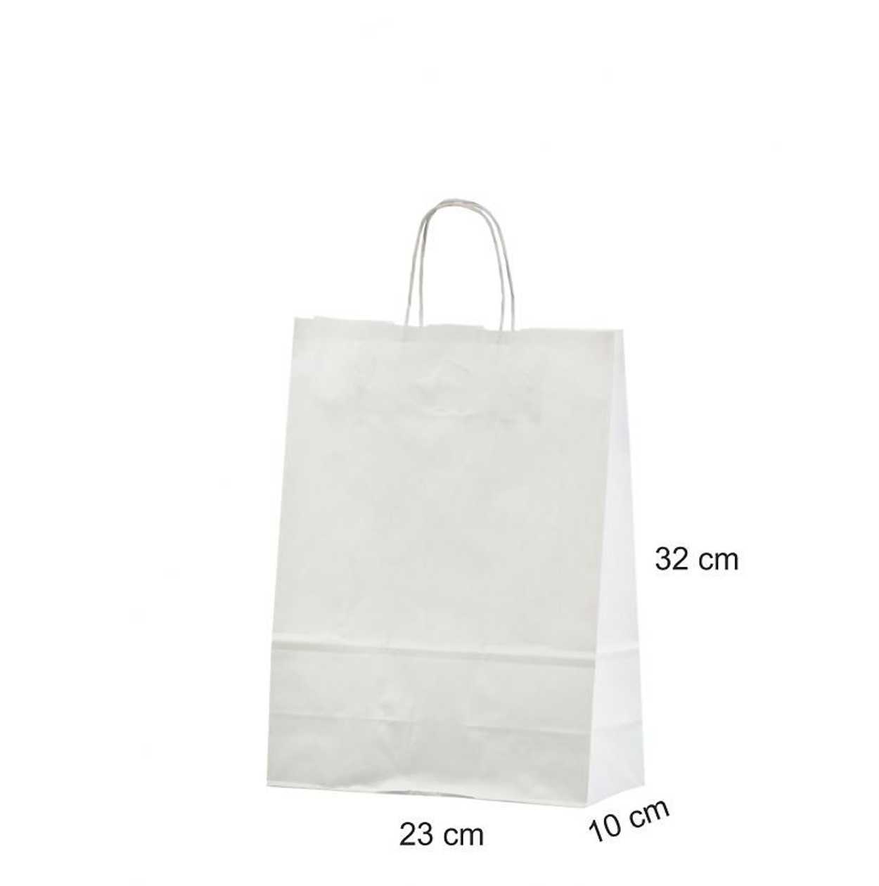 Gift Bag with Drawstrings 23X10X32 White