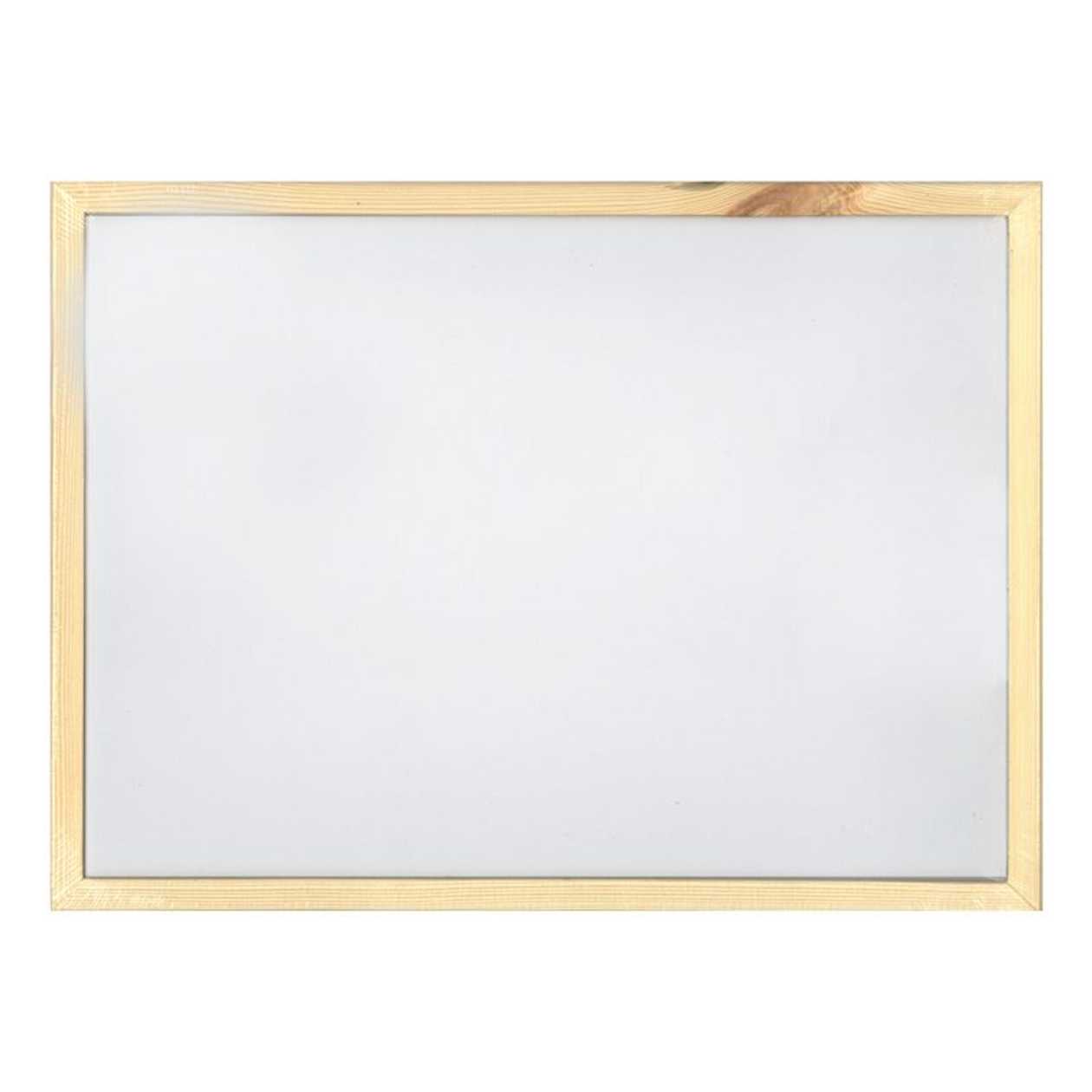 Whiteboard 400x300 mm Wooden Frame, Surface Suitable For Magnets