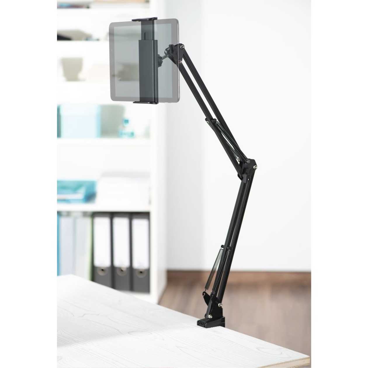 Tablet Holder Hama Tablet Holder, Black, with Tabletop Mount, 2 Hinges, Screen Size 7" - 12.9"
