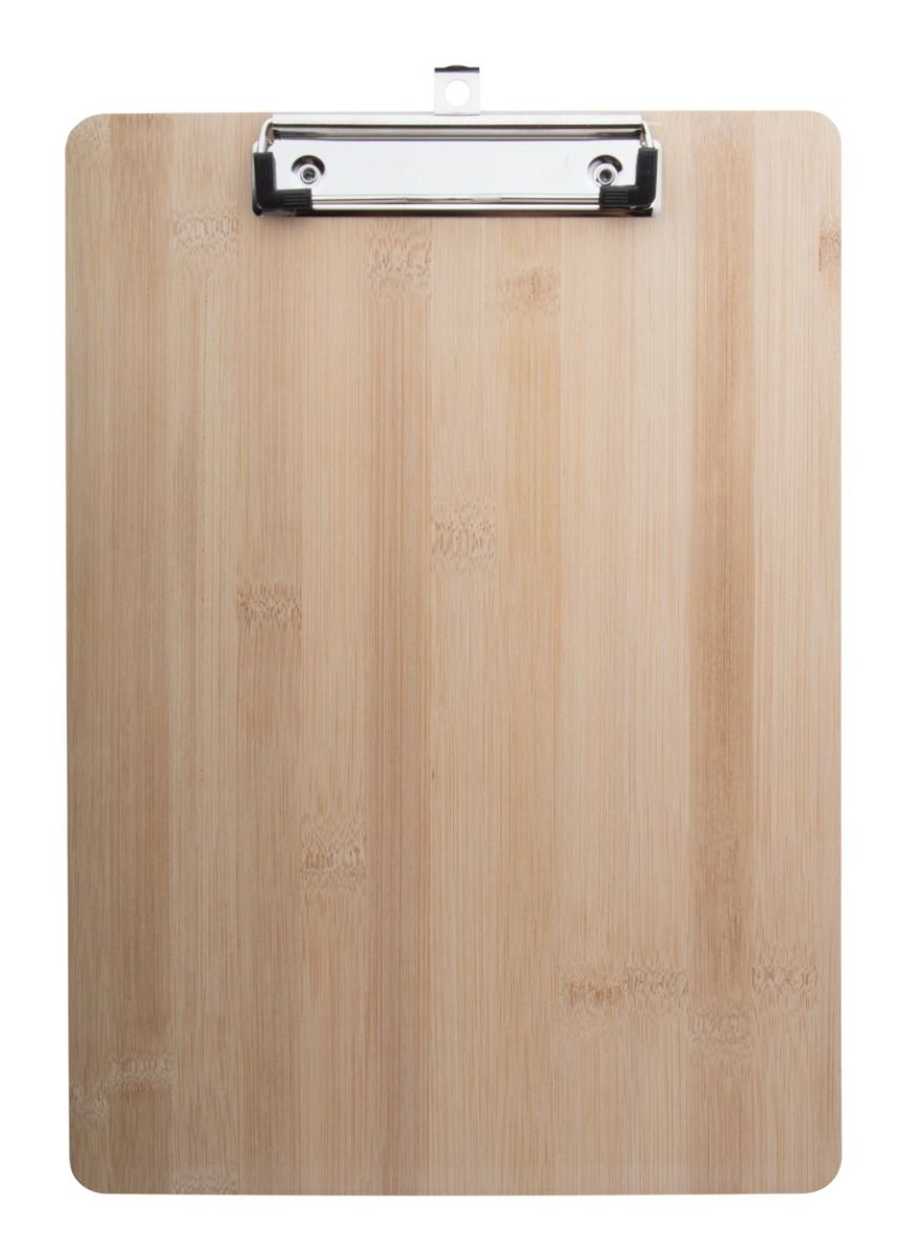 A4 Writing Pad Bamboo with Clip, Bamboo