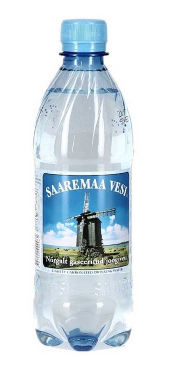 Water Saaremaa Lightly Carbonated 0,5 l (Plastic Bottle)