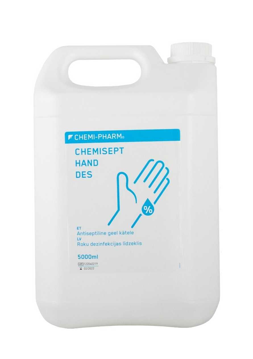 Antiseptic gel For Hands Chemisept Hand Des 5000 ml (canister)