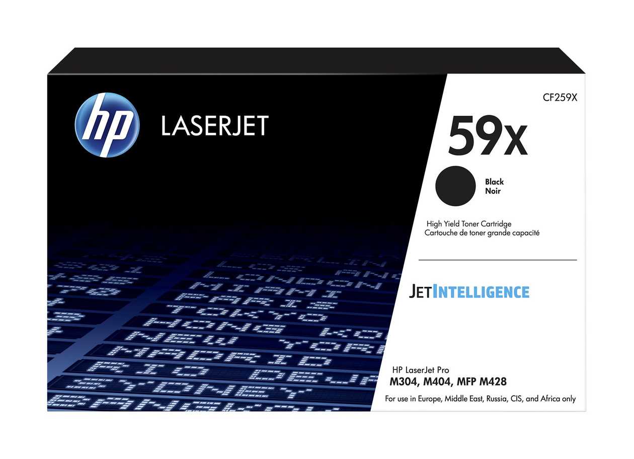 Toner Hp Cf259x Black/black Large Volume 10000 Pages Laserjet Pro M304a M404dn/dw/n, Mfp M428dw/fdn/fdw