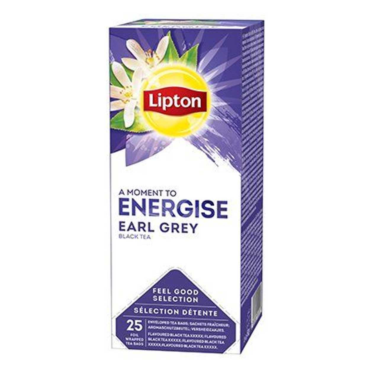 Black Tea Lipton Earl gray 2 g* 25 pcs./p kg. (foil Envelope)