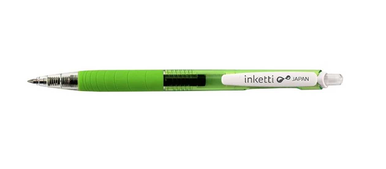 Gel Pen Penac Cch-10 Inketti 0.5 mm, Click, Lime green