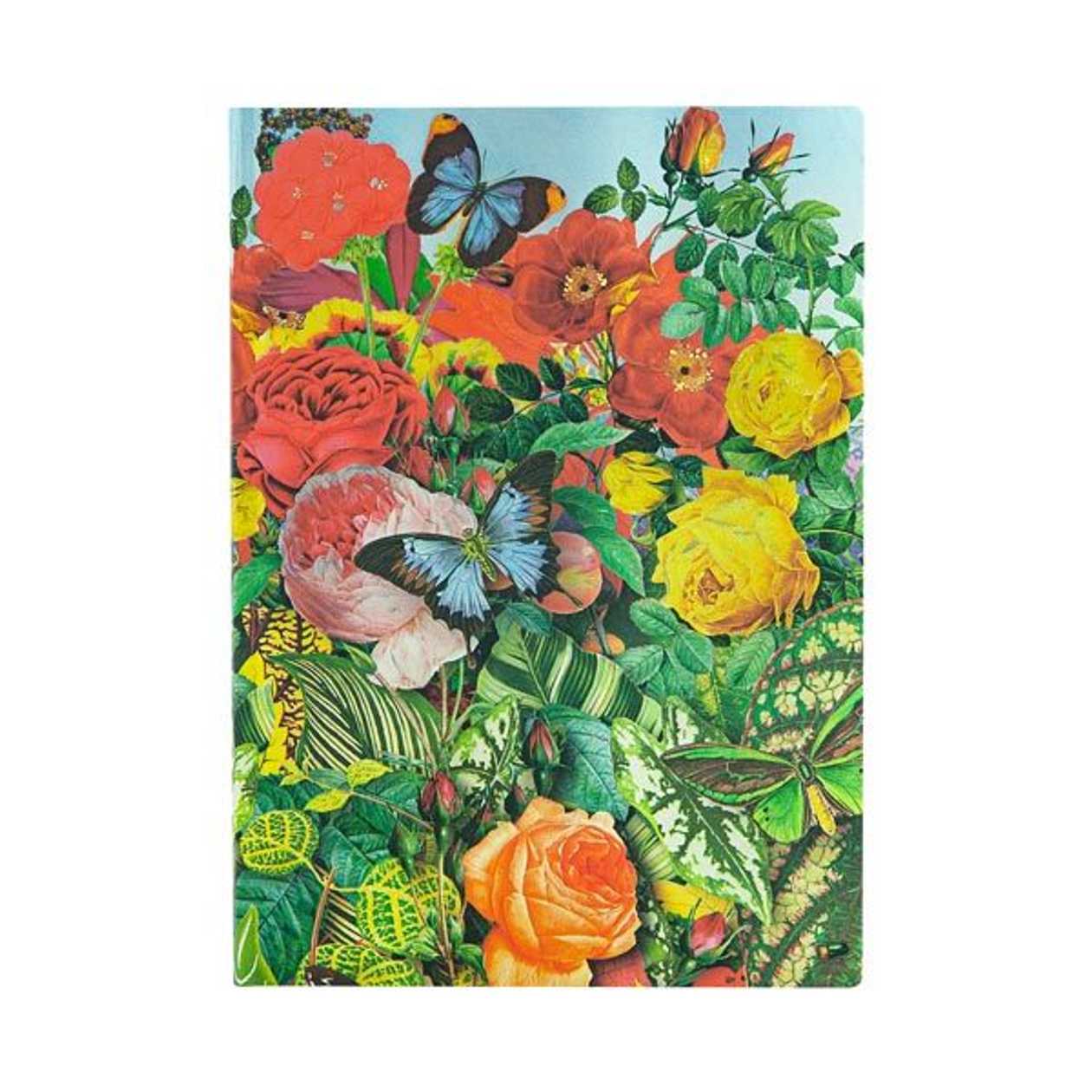 Notebook Paperblanks Butterfly garden Midi Flexis Ruler