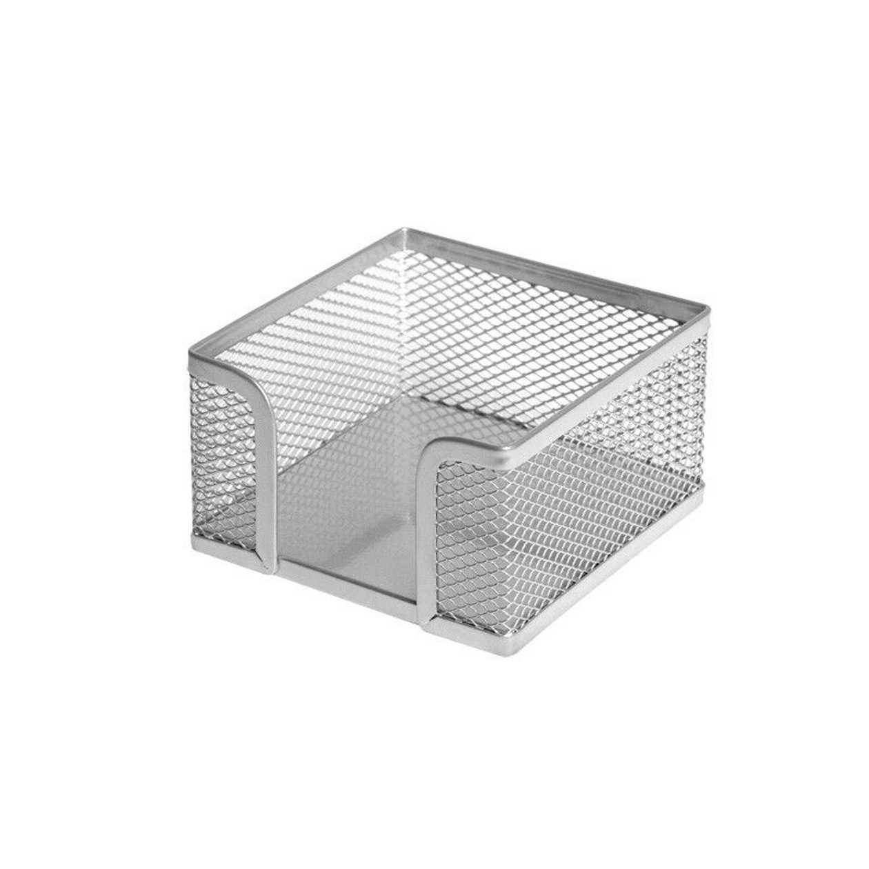 Notebook Box 9.7x9.7 cm Silver Metal Mesh, Forofis