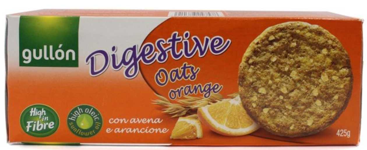 Cookies gullon Digestive with Oats And Orange 425 g