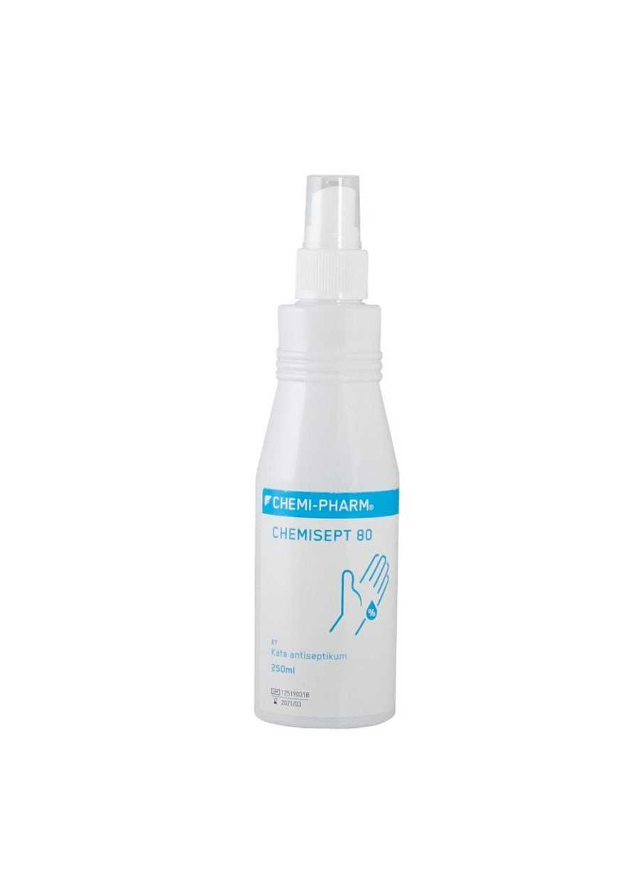 Antiseptic For Hands Chemisept 80 with Panthenol 250 ml (with Spray)