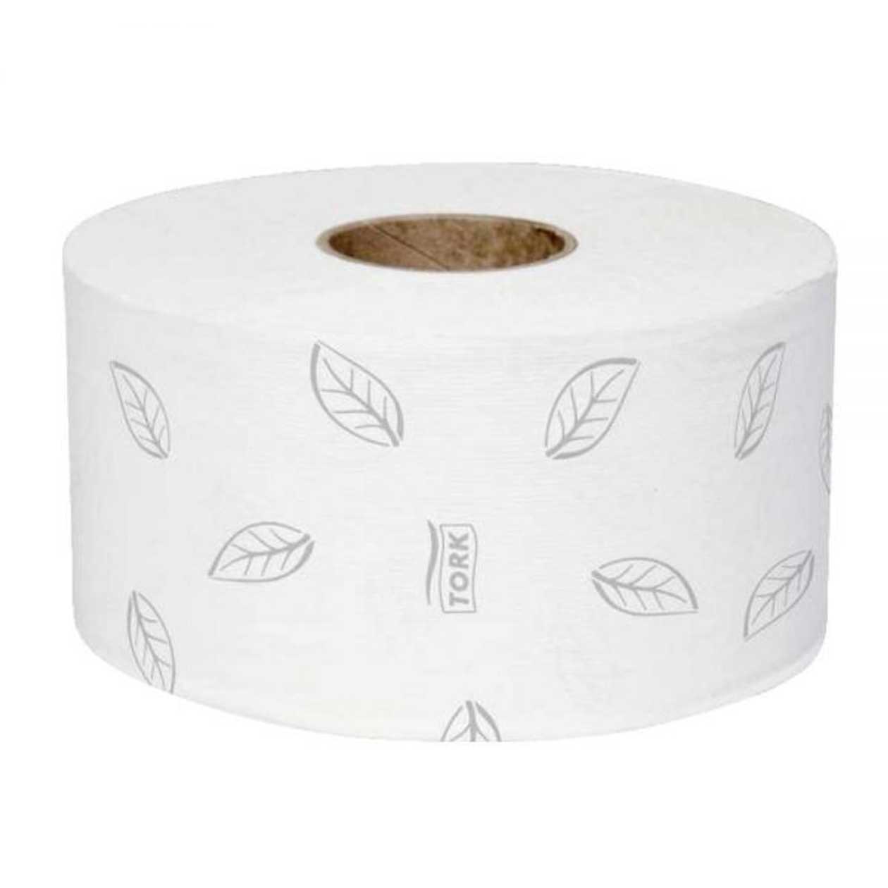 Toilet Paper Tork T2 Premium Mini Jumbo Extra Soft 3-ply, White, 120 m/roll