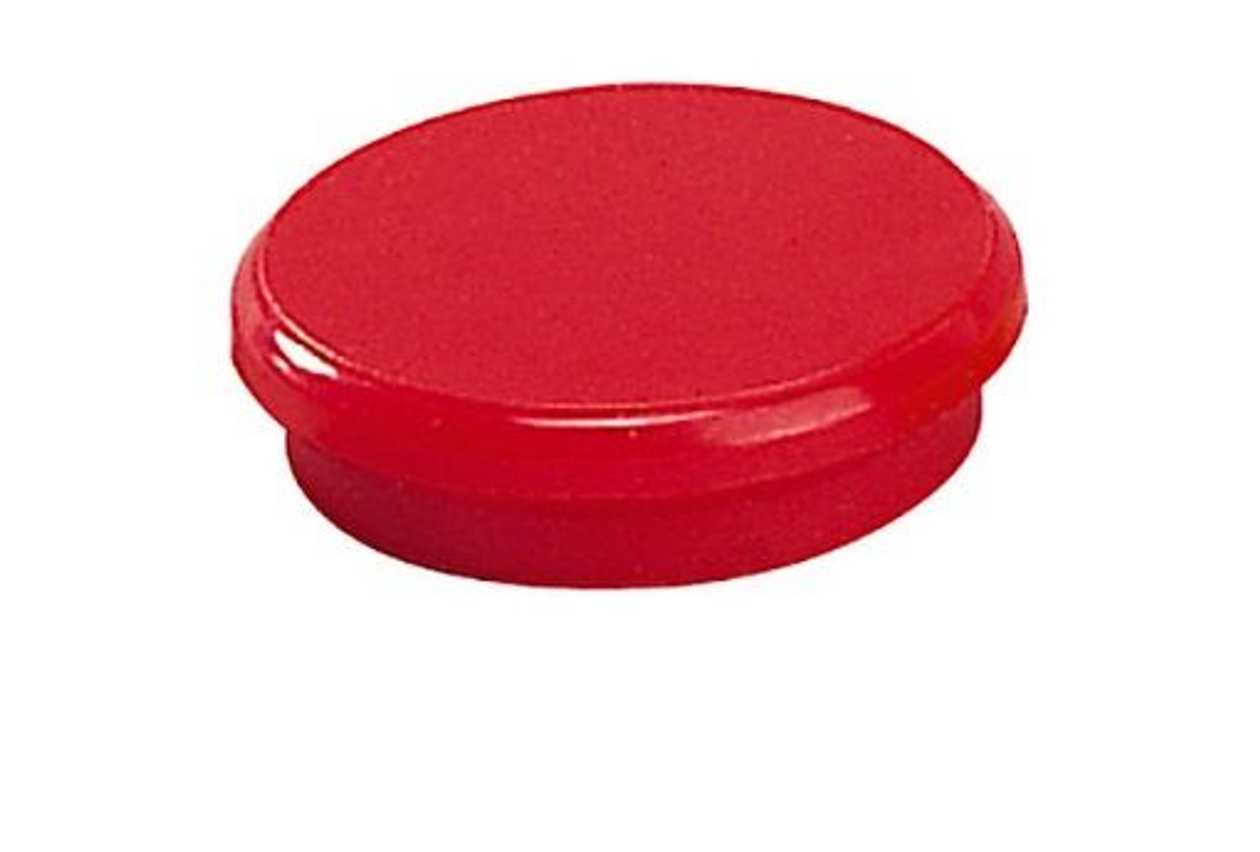 Blackboard Magnet 24 mm Red, 6 pcs./p kg., Dahle