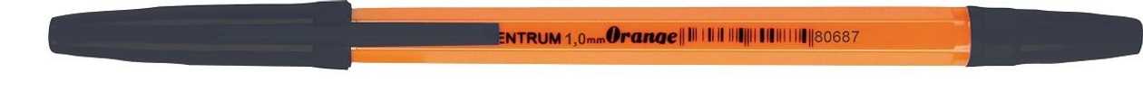 Ballpoint Pen Centrum Orange, Cap 0.7 mm Black