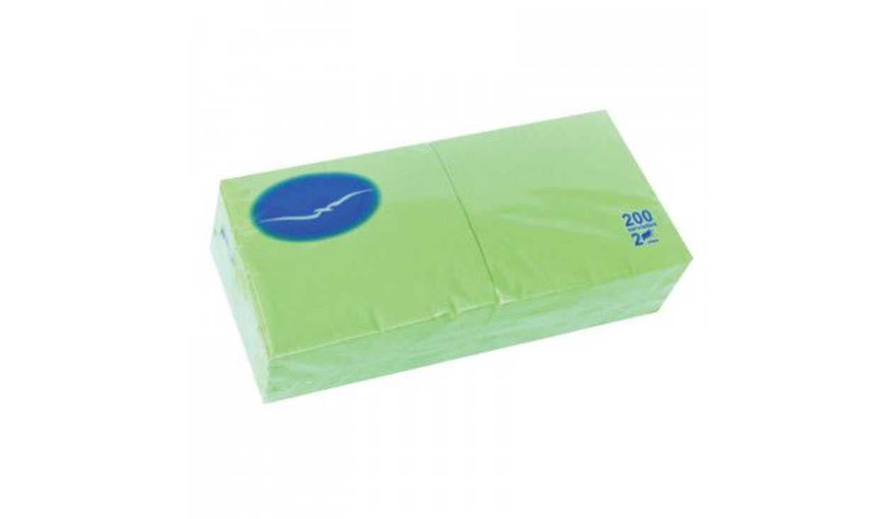 Napkin 24X24 cm 200 pcs./Pk 2-Ply (Lime green)