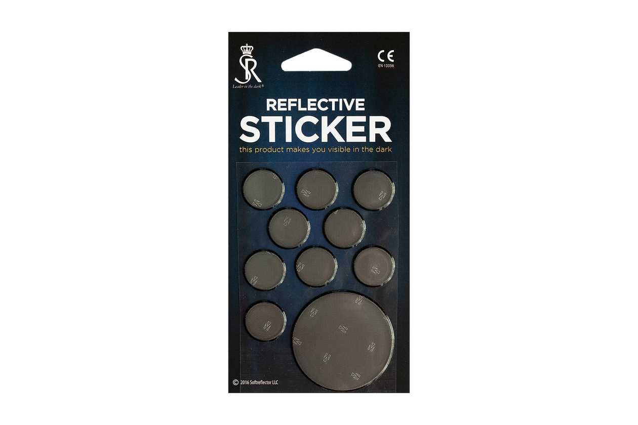 Reflector Sticky Spots Black
