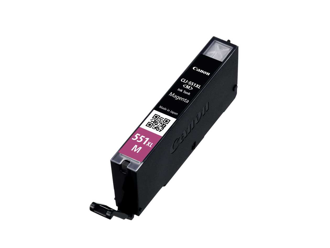 Ink Canon Cli-551xl Magenta 11ml 645 Pp Pixma Mg5450/5550/5650/5655/6350/6450/6650/7150/7550 Ip7250 Ip8750 Ix6850  mx725