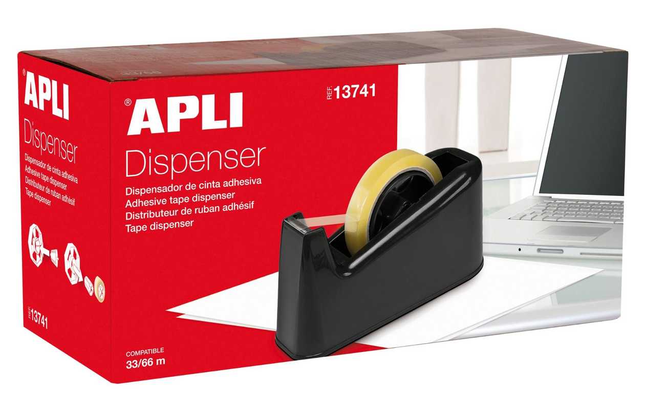 Tape Base Apli, Black, For Tape 33/ 66 m