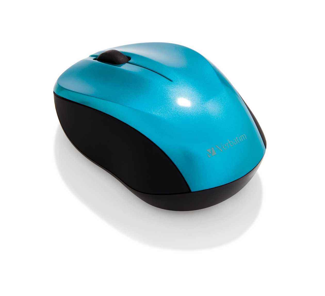 Mouse Verbatim go Nano Wireless Mouse Blue/blue Wireless 3-button, 1600dpi, 2xaaa