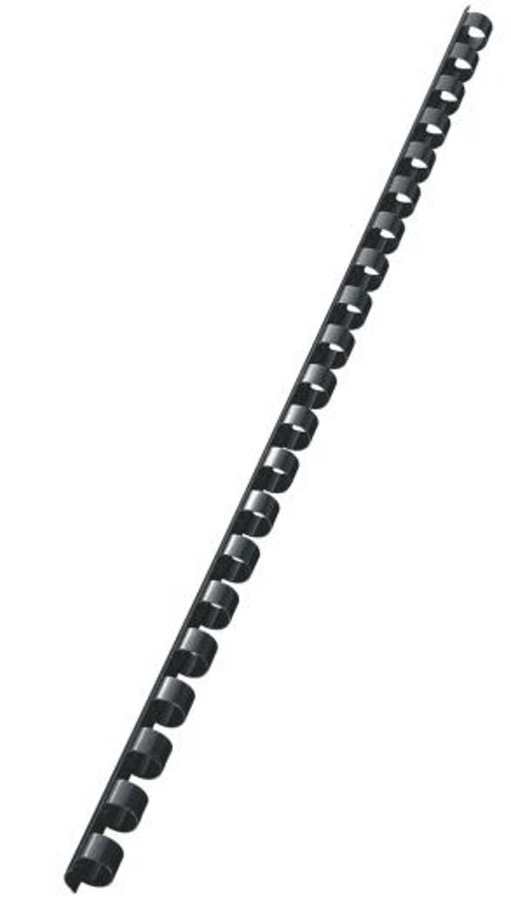 Binding Spiral 8 mm Black, Plastic For Max 45 Pages