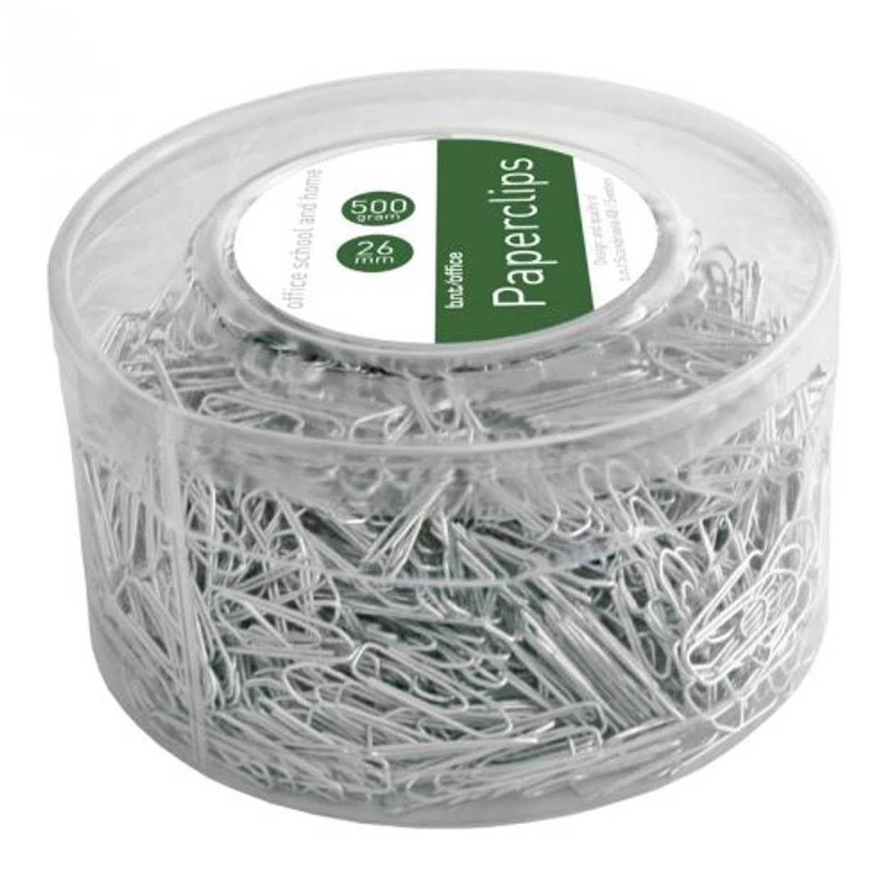 Paper Clip 26 mm, Zinc In A 500 gram Box, office